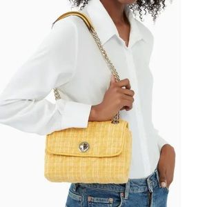 Kate Spade Natalia Tweed Small Flap Crossbody